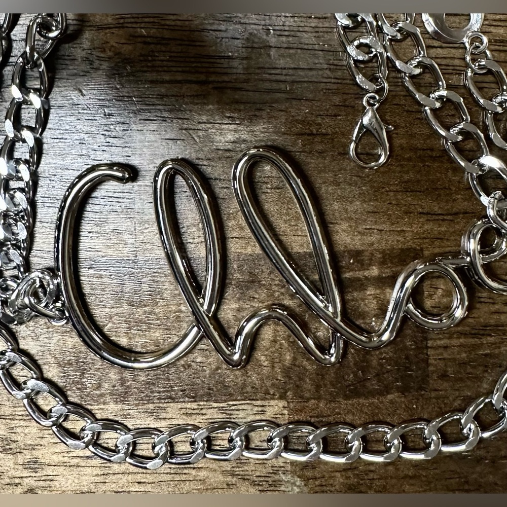 Silver Chain belt Chloe NWT!  5 ✨ rated!!!!!! - Picture 4 of 5